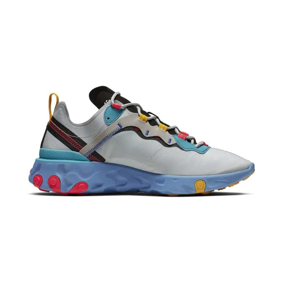 Nike React Element 55 Teal Nebula Wolf Grey/Teal Nebula-Black-Red Orbit (CQ9705-002)