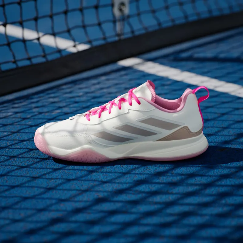 Adidas Avaflash Low Tennis Core White / Silver Metallic / Lucid Pink (JP9741)