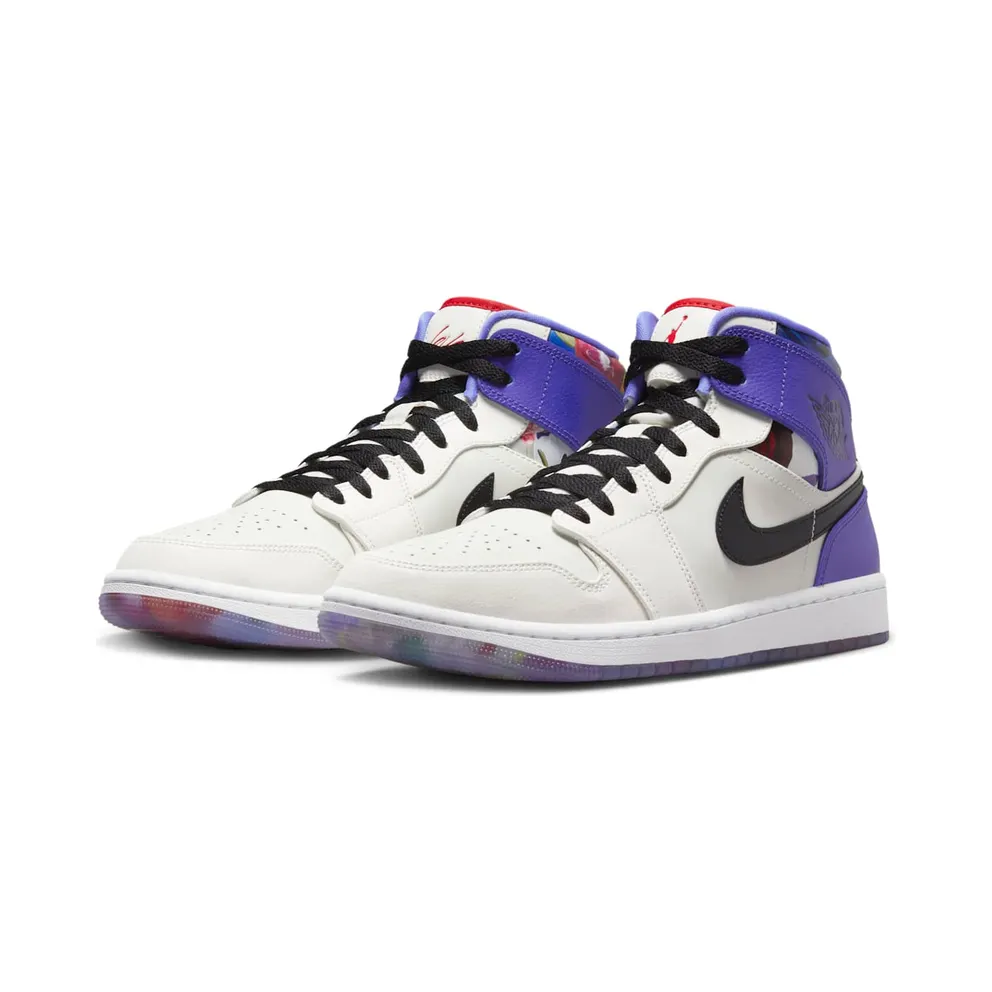 Jordan 1 Mid SE Valentine’s Day Flowers (FD4330-101)