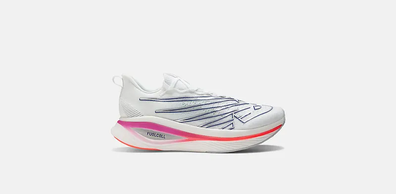 New Balance FuelCell SC Elite V3 White Victory Blue (MRCELLE3)