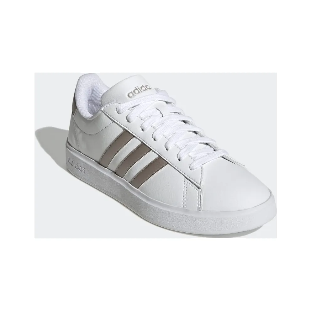 Adidas Grand Court Cloudfoam Lifestyle Court Comfort Cloud White / Platinum Metallic / Platinum Metallic (GW9215)