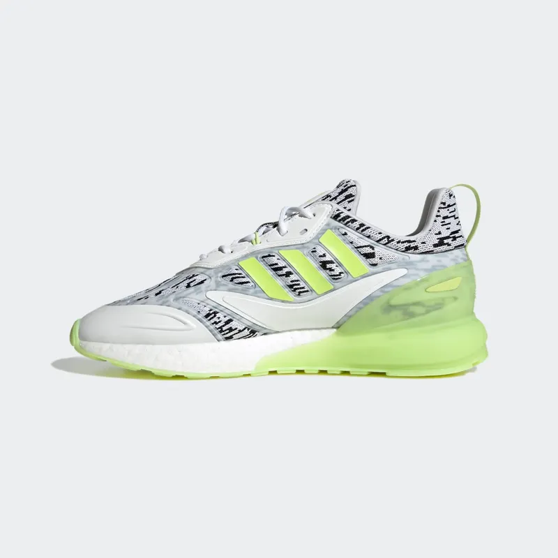 Adidas ZX 2K BOOST 2.0 Cloud White / Pulse Lime / Pulse Lime (GW0624)