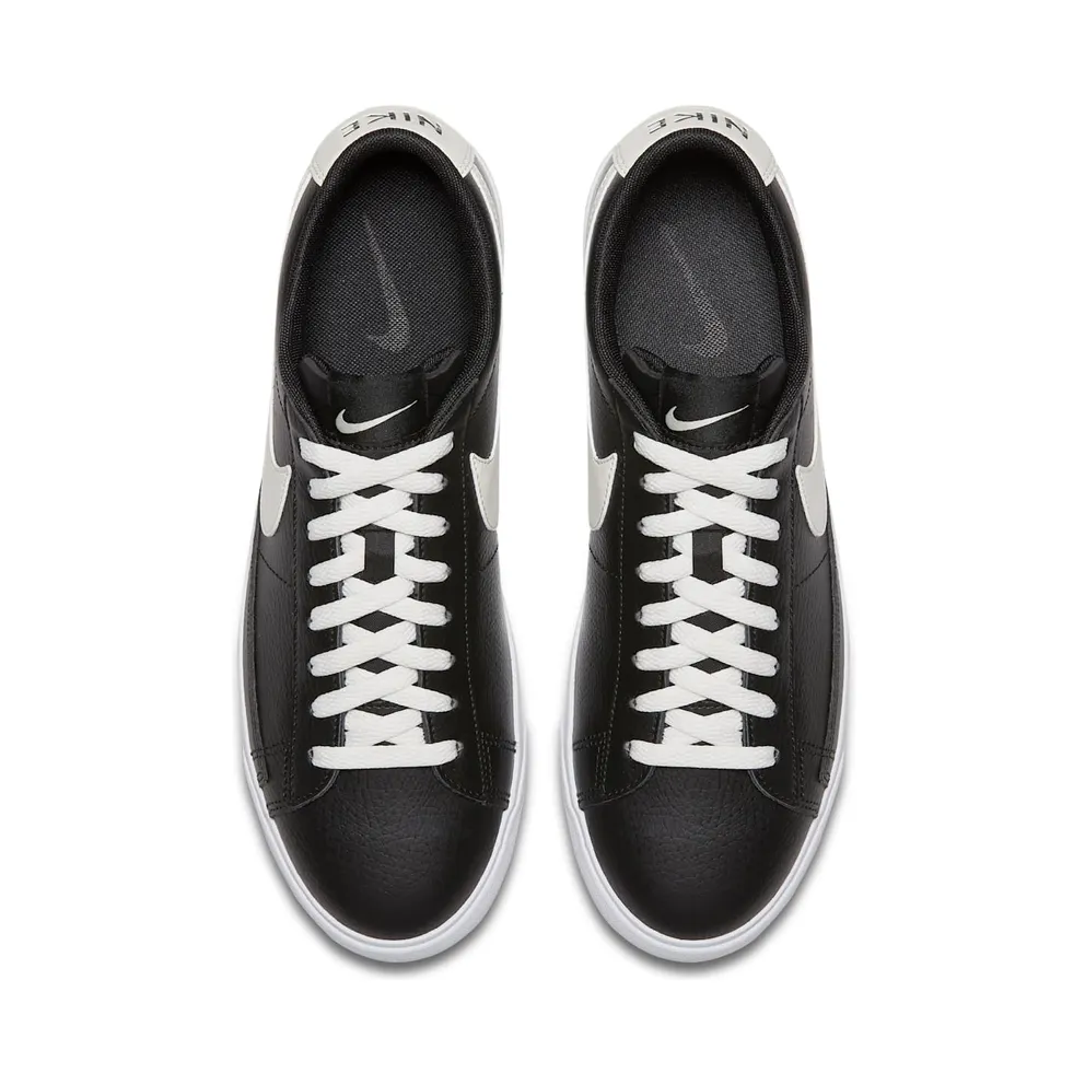 Nike Blazer Low Leather Black Sail Black/Sail-Gum Medium Brown (AJ9515-001)