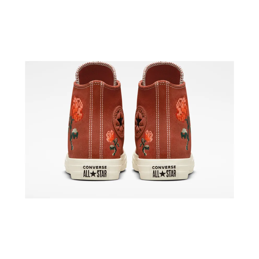 Converse Chuck Taylor All Star Embroidered Roses Rugged Orange/egret/midnight C