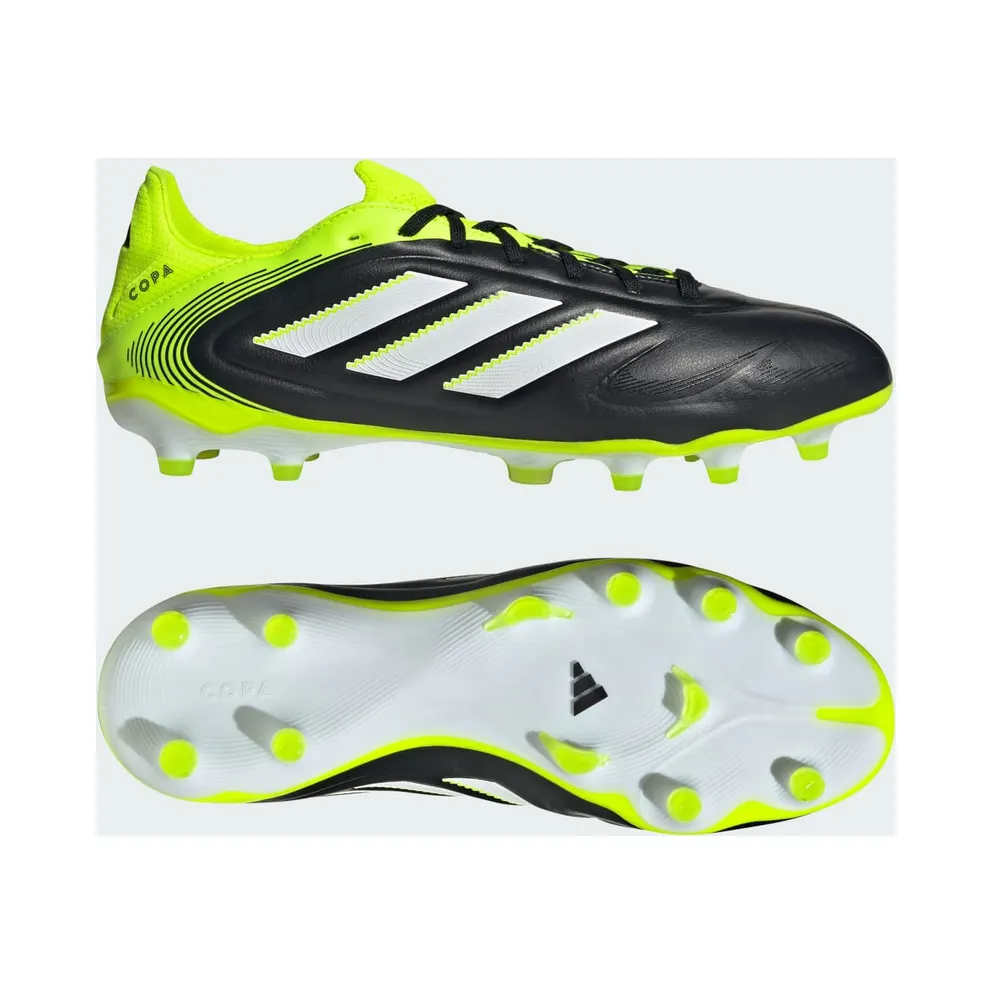 adidas Copa Pure 3 Pro FG Core Black Cloud White Lucid Lemon (JR2829)