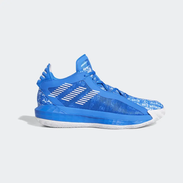 Adidas Dame 6 ‘Glory Blue’ Glory Blue/Cloud White/Glory Blue (FU6809)