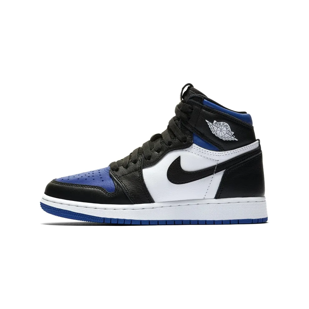 Air Jordan Nike AJ I 1 Retro High ‘Royal Toe’ (GS) (2020) (575441-041)