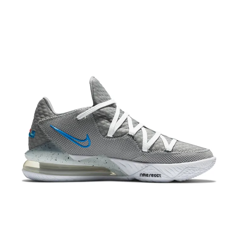 Nike LeBron 17 Low Particle Grey Particle Grey/White-Light Smoke Grey-Black (CD5007-004)