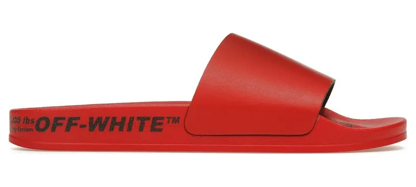 OFF-WHITE Industrial Belt Slides Red Black (OMIC001S22MAT0012510)