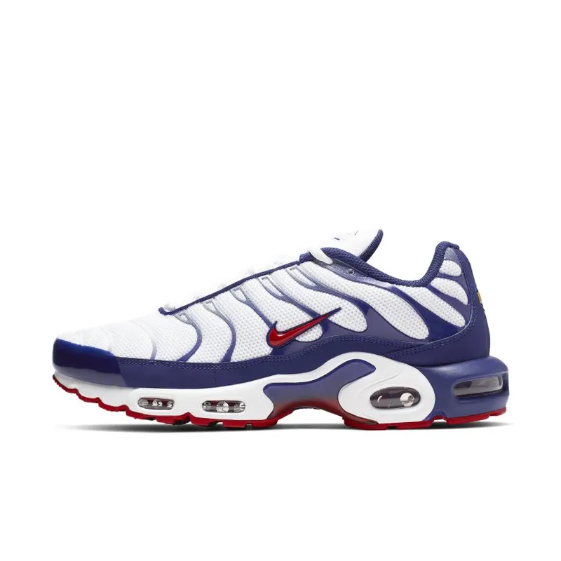 Nike Air Max Plus White Red Blue White/Gym Red (CJ9928-100)
