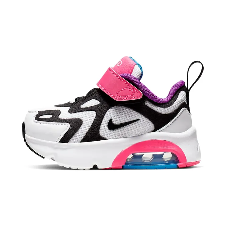 Nike Air Max 200 White Hyper Pink Black (TD) “White / Hyper Pink / Photo Blue / Black” (AT5632-100)
