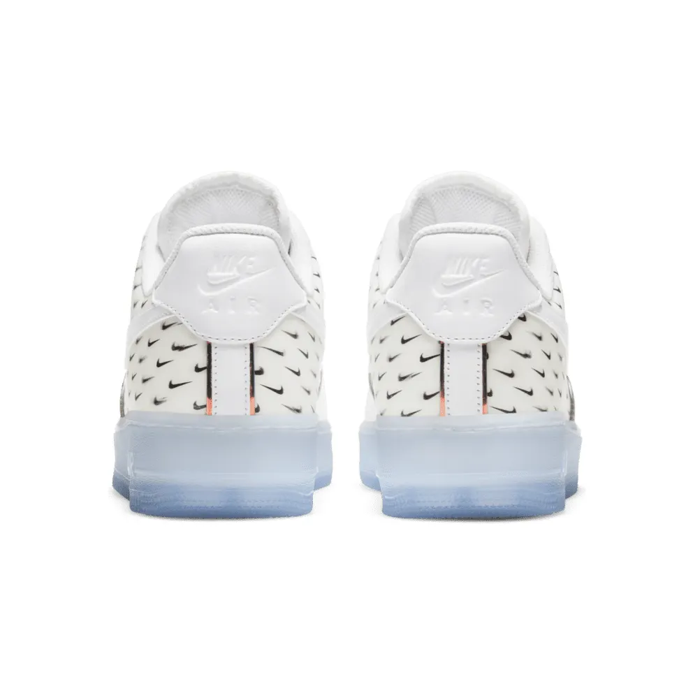 Nike Air Force 1 07 PRM Swoosh Pattern White/White/Ice (CK7804-100)