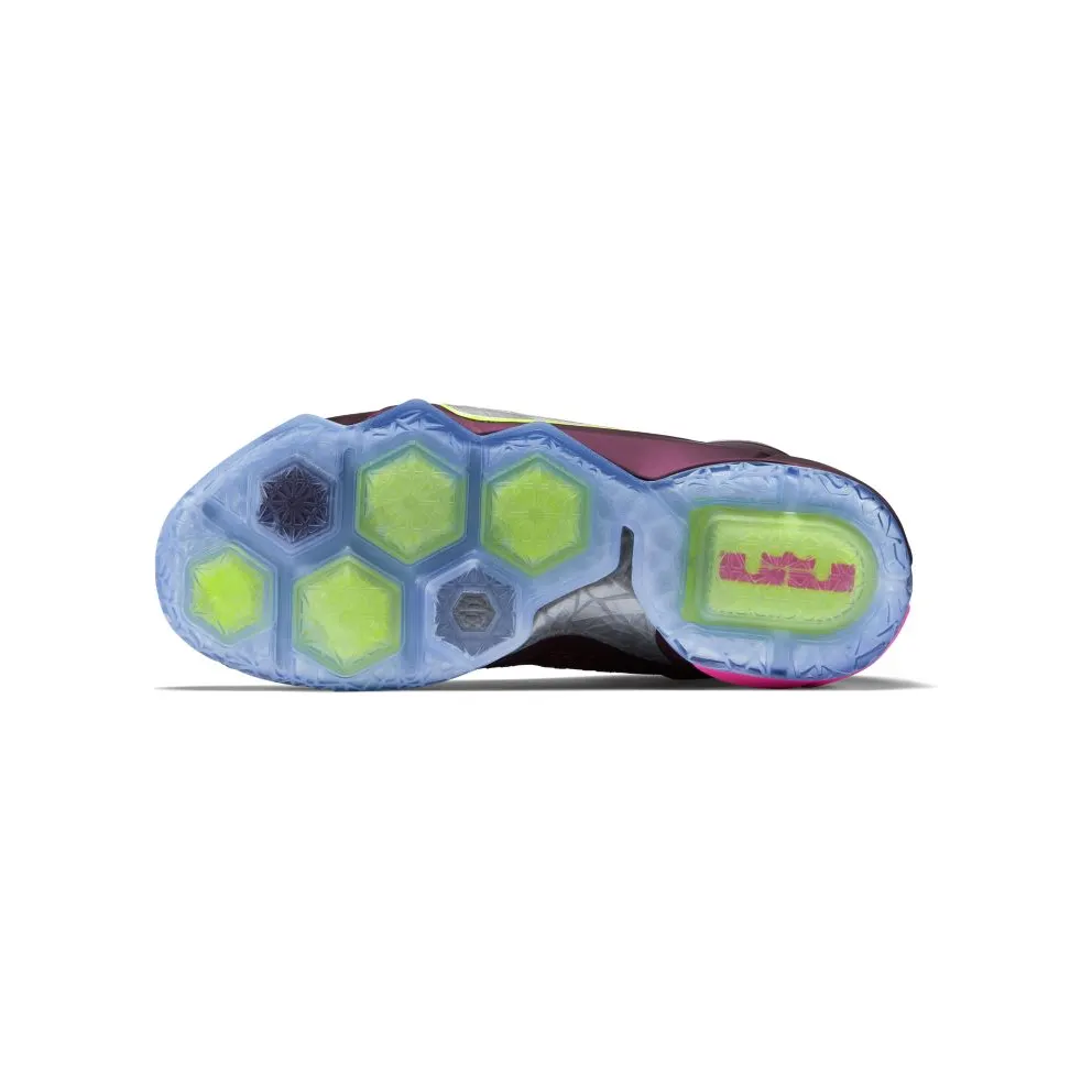 Nike LeBron 12 Double Helix Merlot/Volt/Pink Pow (684593-607)