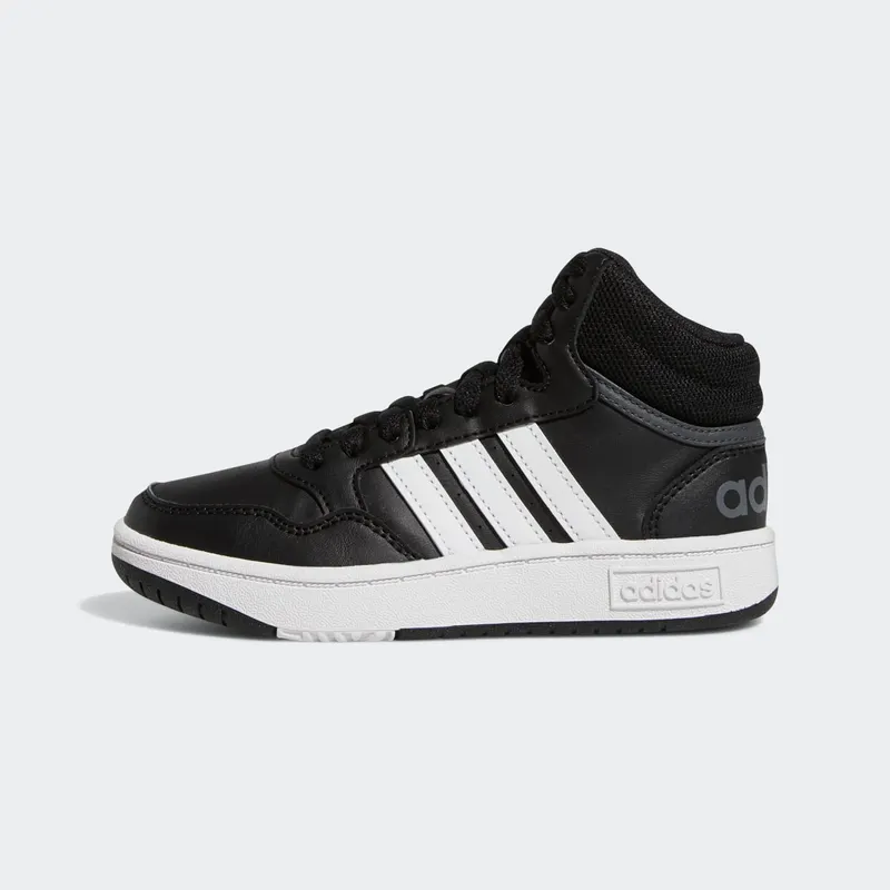 Adidas Hoops Mid Core Black / Cloud White / Grey Six (GW0402)