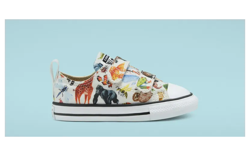 Converse Toddler Science Class Easy-On Chuck Taylor All Star Low Top White/black/white (768463C)