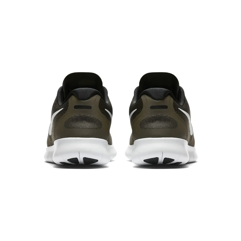 Nike Free RN 2017 Black Off White Cargo Khaki Black/Off White-Cargo Khaki (880839-008)