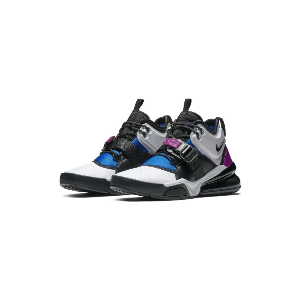Nike Air Force 270 White Black Lyon Blue (GS) White/Black-Lyon Blue (AJ8208-102)