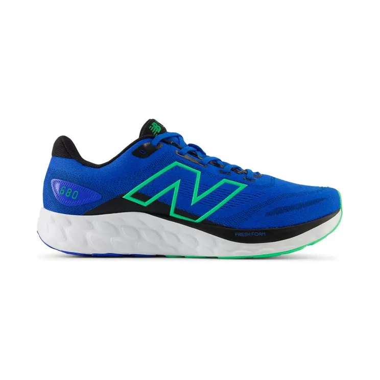 New Balance Fresh Foam 680v8 Blue Oasis Lime Leaf Black (M680LB8)