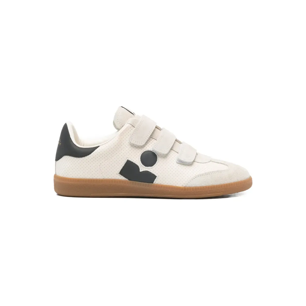 ISABEL MARANT Beth sneakers met geperforeerd logo – Beige (BK0013FAD1E06S)