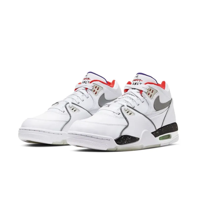 Nike Air Flight 89 Planet of Hoops White/Silver-Orange-Purple-Black (CW2616-101)