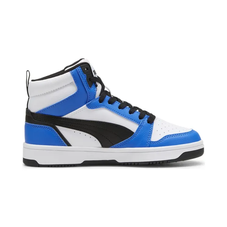 Puma Rebound V6 Mid-Top 17 – club navy/puma white/silver mist 38.5 , weiß (393831)
