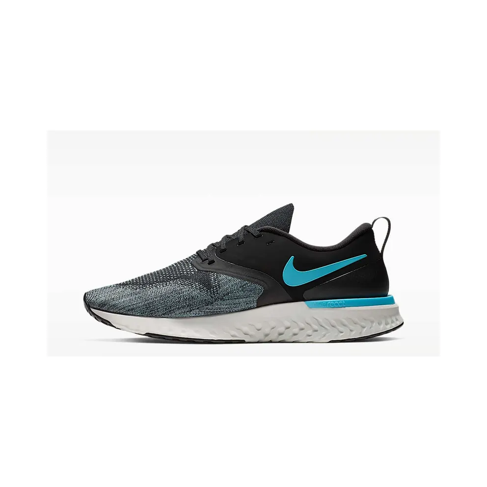 Nike Odyssey React Flyknit 2 Black Aviator Grey (AH1015-002)