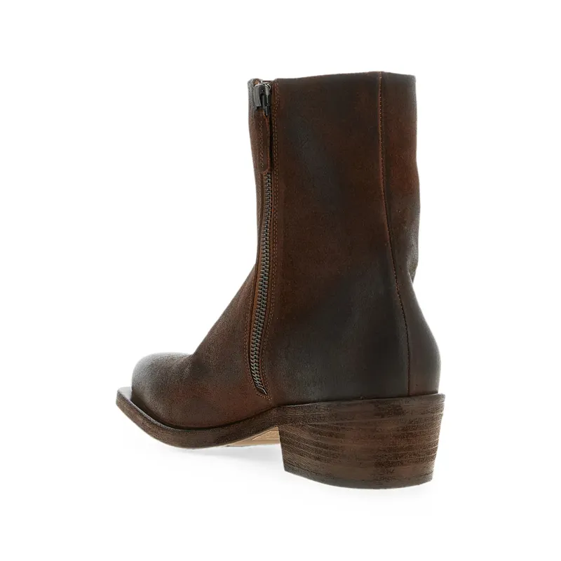 Marsèll Tex Tex Burnished-effect Ankle “Brown” (MM4985 P043 454)