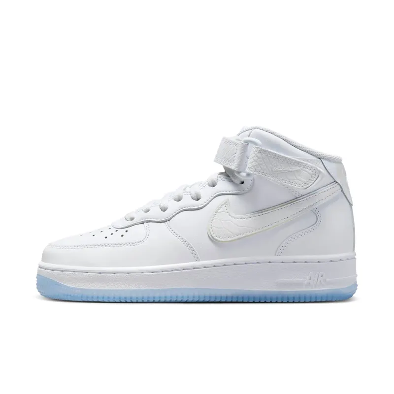 Nike Air Force 1 Mid White Snakeskin Ice (FN4274-100)