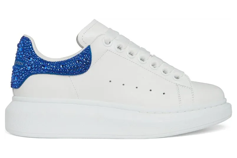 Alexander McQueen Oversized White Ultramarine Crystal (718243WIE999407)