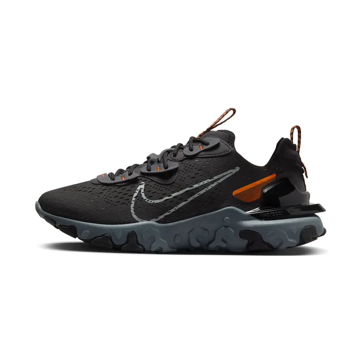 Nike React Vision “Black / Safety Orange / Anthracite / Cool Grey” (HJ8997-001)