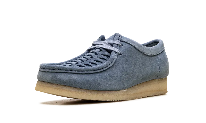 Clarks WALLABEE WEAVE “Powder Blue Suede” (26180614)