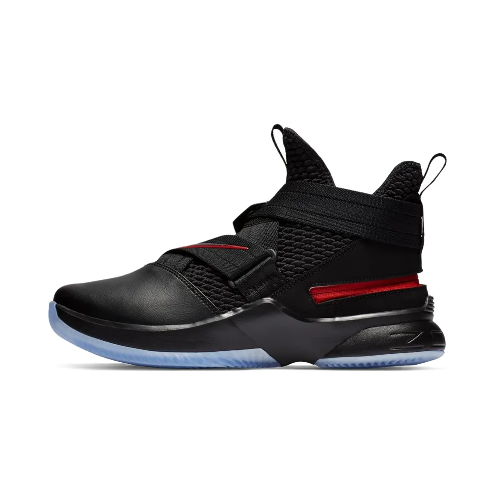 Nike LeBron Soldier 12 FlyEase Black Black University Red Black (AV3812-004)