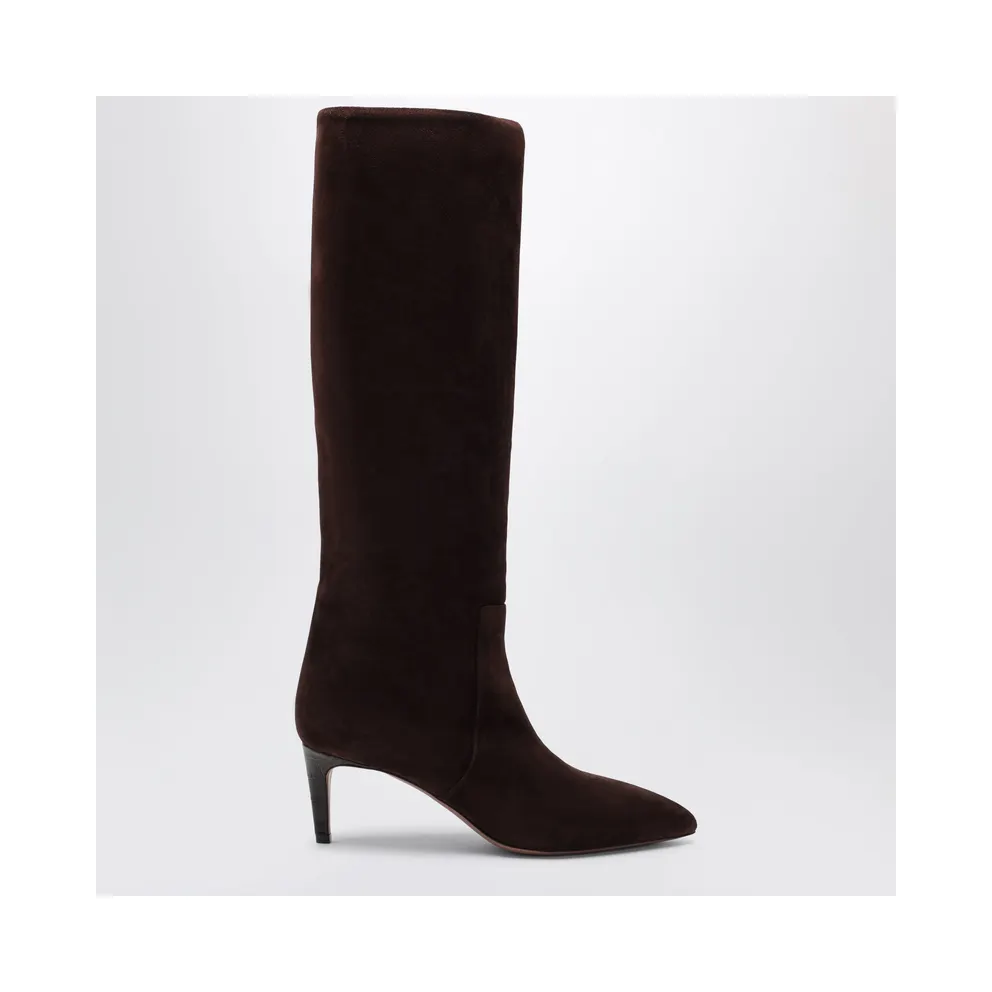 Paris Texas Chocolate suede pointed-toe boots PX504XV003/T_PATEX-CI_500-41