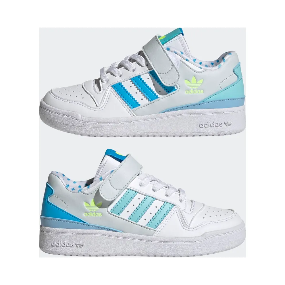 Adidas Forum Low Cloud White / Sky Rush / Clear Aqua (GZ0800)