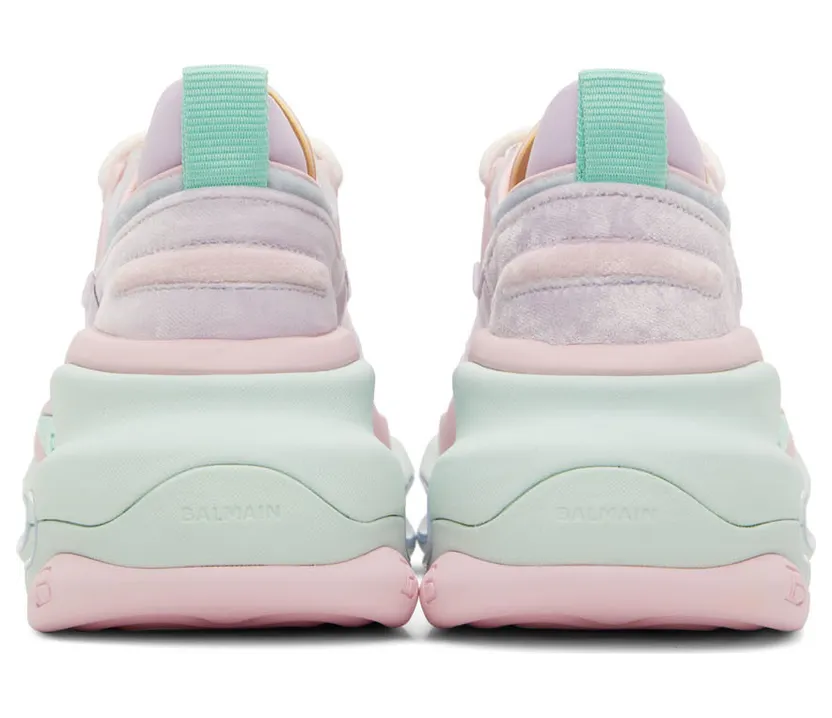 Balmain Multicolor B-Bold Low-Top Sneakers (YN1VI541TVET) (2)