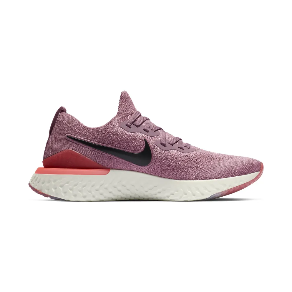 Nike Epic React Flyknit 2 Plum Dust (W) Plum Dust/Black-Ember Glow-Bleached Coral-Barely Grey (BQ8927-500)
