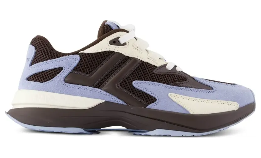 Lanvin Jla suède met mesh vlak “Brown” (FUSKAK02NASUE256005)
