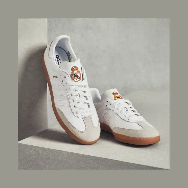 adidas Samba Real Madrid Cloud White / Cloud White / Gum (HQ7032)