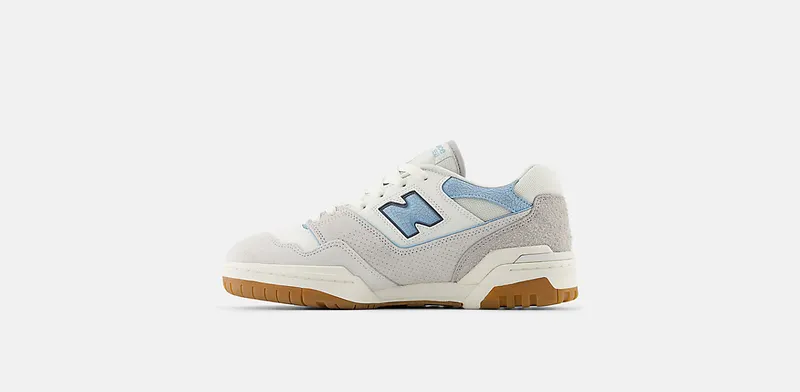New Balance 550 White University Blue Grey Gum (BB550FCB)