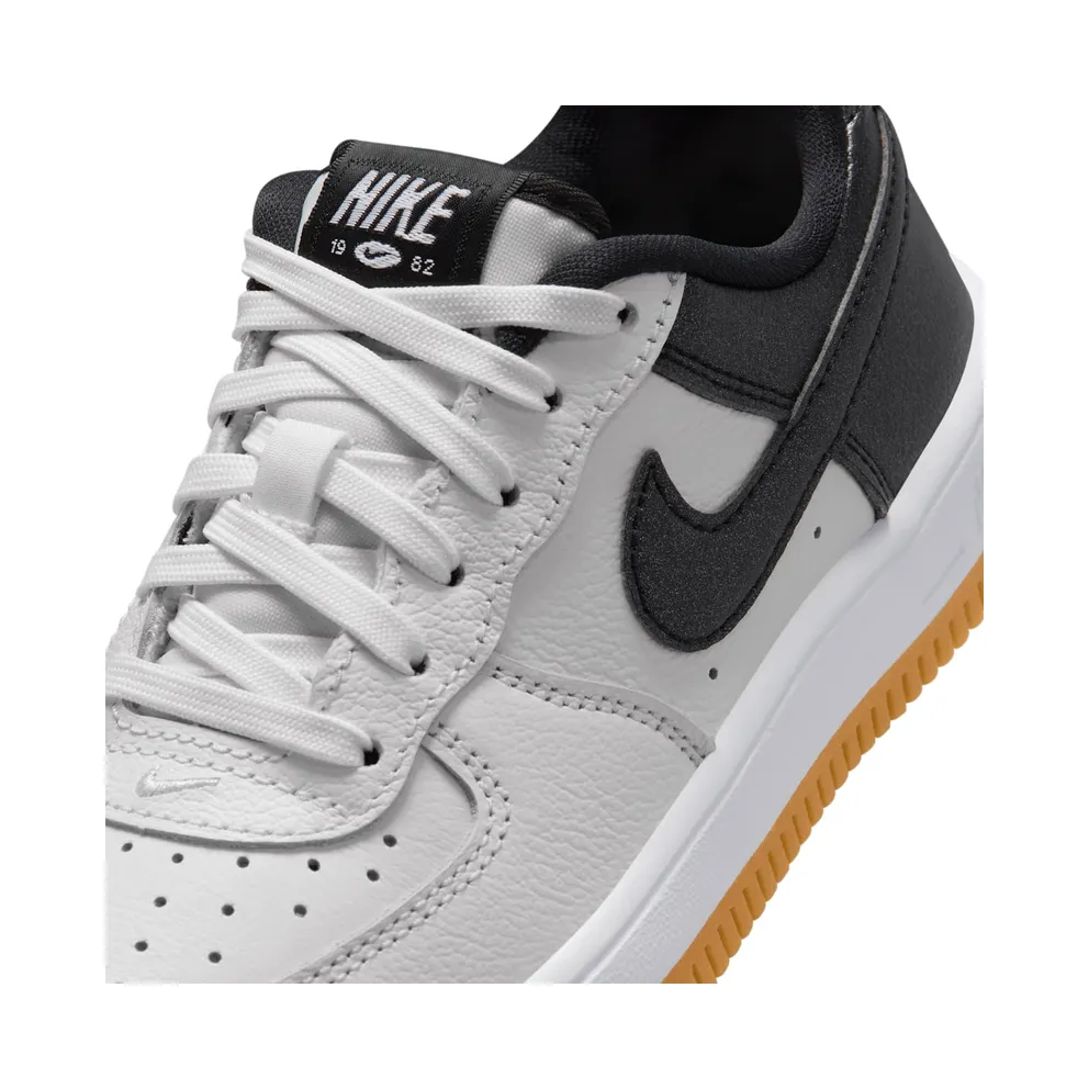 Nike Force 1 Low LV8 5 White Metallic Silver Black (IQ2740-100)