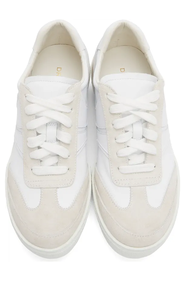 Dries Van Noten White & Beige Leather Sneakers (WS221-276-119) (5)