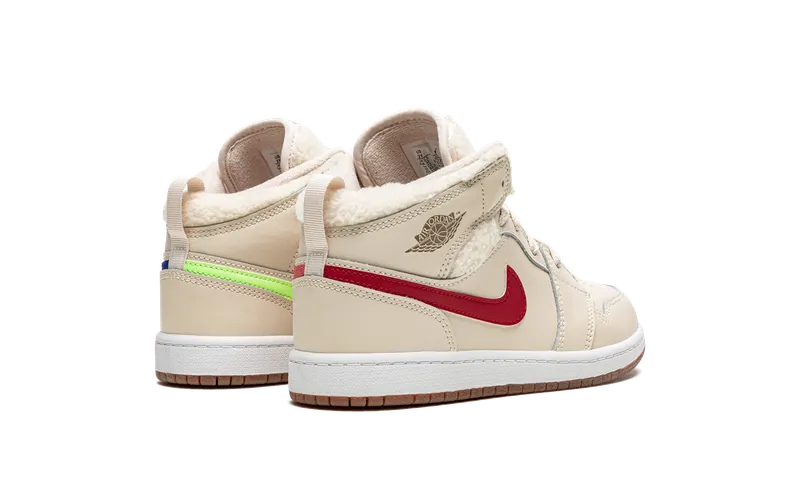 Jordan 1 MID UTL PS “Fleece Pearl White” (DO2208-264)