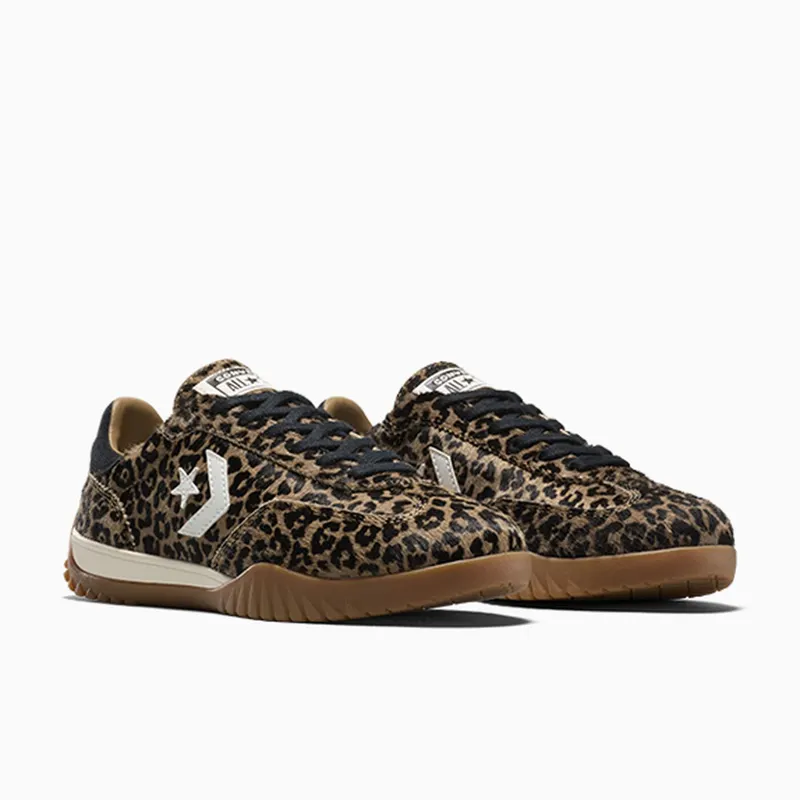 Converse Run Star Trainer Leopard Print Pony Hair (A19273C)