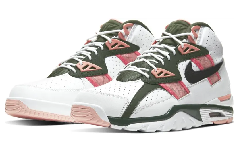 Nike Air Trainer SC High White Pink Green