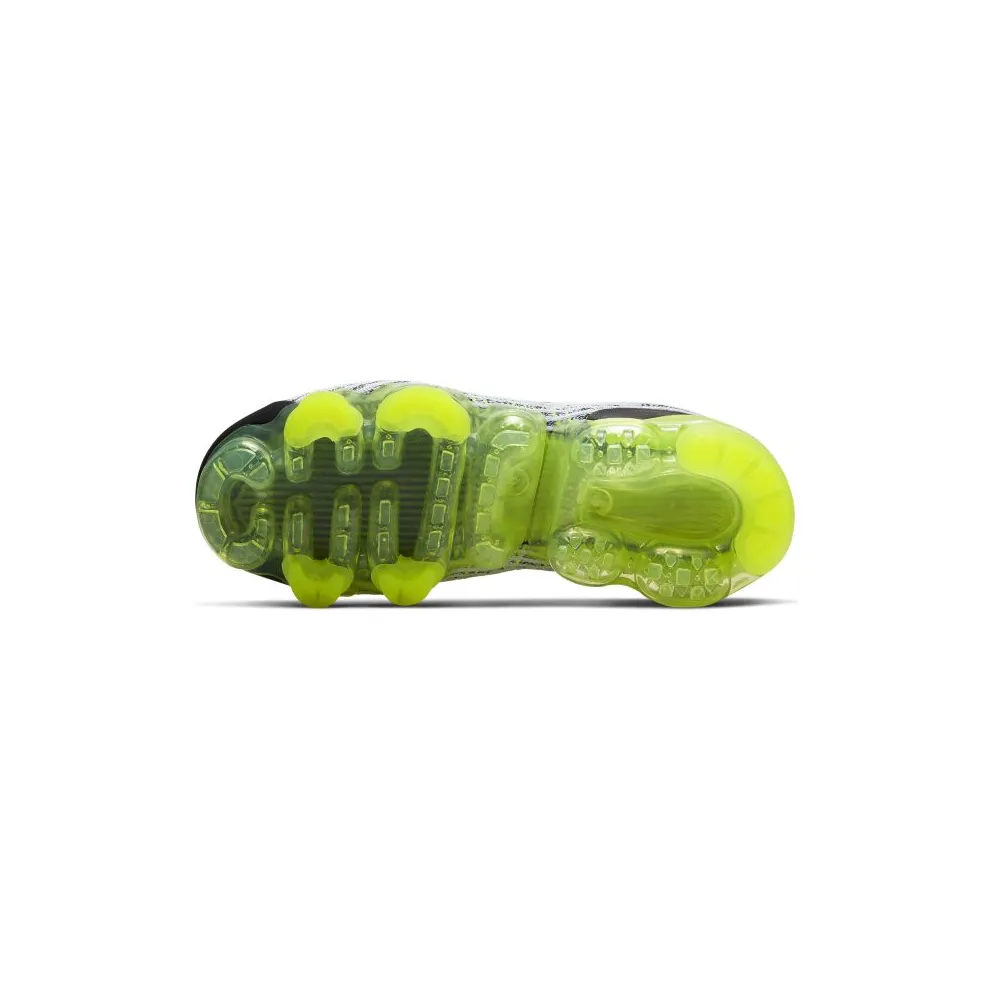 Nike Air VaporMax Flyknit 3 Retro Future (GS) White/Black-Volt-Bright Crimson (BQ5238-100)