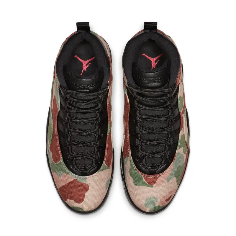 Jordan 10 Retro Duck Camo Rattan/Black-Black-Dusted Clay (310805-200)