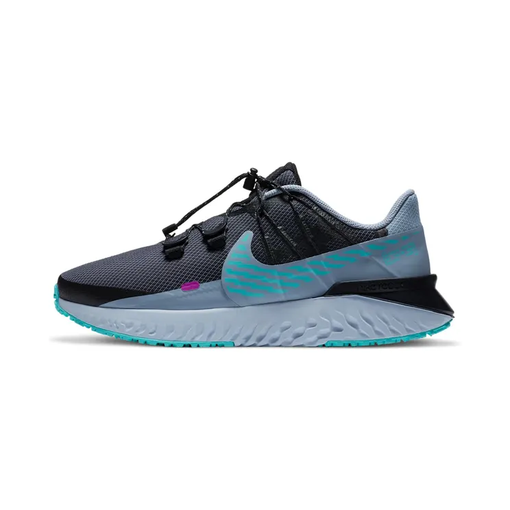 Nike Legend React 3 Shield “Obsidian Mist / Black / Fire Pink / Aurora Green” (CU3866-403)