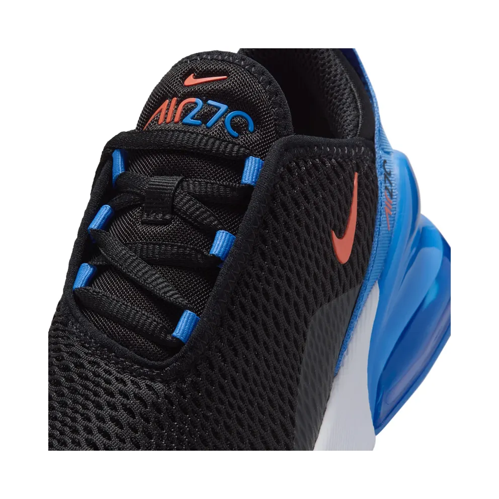 Nike Air Max 270 Black Blue Crystal Turf Orange (AO2372-047)