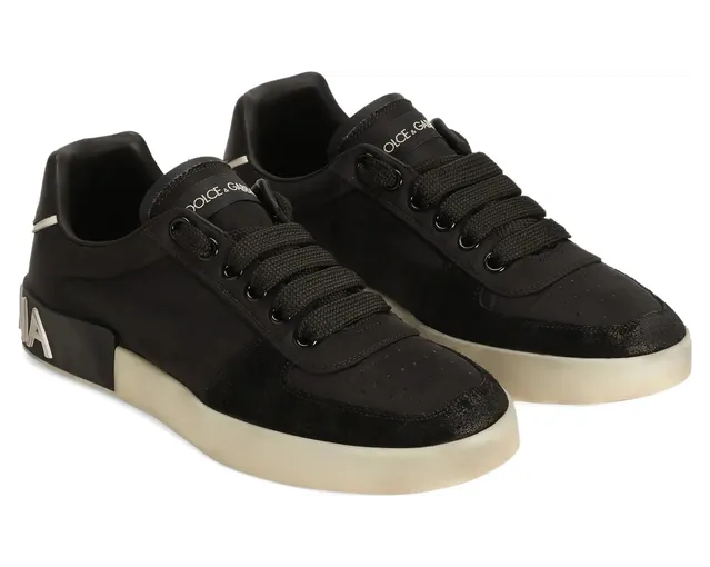 Dolce & Gabbana Portofino Nylon and Split Calfskin “Black” (CS2392 A0136 8B956) (2)