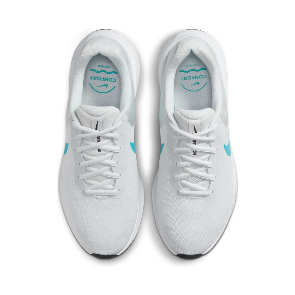Nike Revolution 7 Pure Platinum White Black Dusty Cactus (FB2208-008)